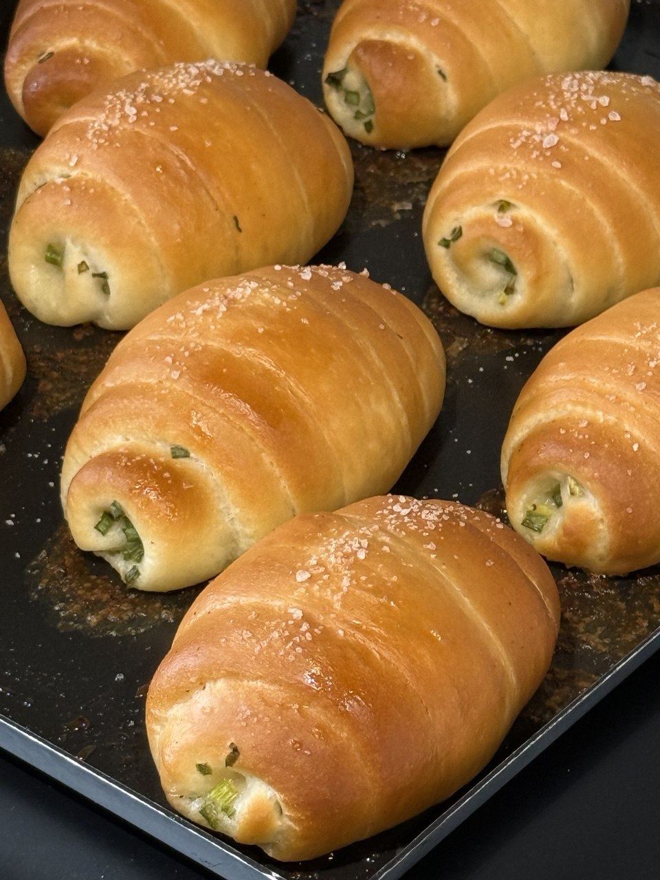 Spring Onion Salt Bread